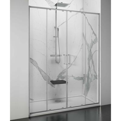 Nisdeur Lacus Stromboli Evo 2 Schuifdeuren 150x200 Cm Chroom