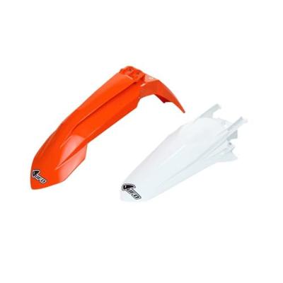 UFO PLAST spatbordset mudguard set ufo ktm oem orange/ white