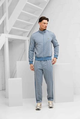 Lacoste Paris Jacquard Trainingspak Heren Lichtblauw - Maat L - Kleur: Lichtblauw | Soccerfanshop