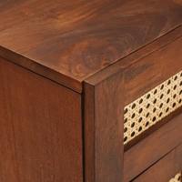 Nachtkastjes Bruin 50 x 33 x 60 cm Bamboe en massief mango hout - thumbnail