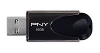 PNY Attaché 4 2.0 16GB USB flash drive USB Type-A Zwart - thumbnail