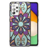 Samsung Galaxy A52 | A52s (5G/4G) Bloemen Hoesje Purple Flower - thumbnail