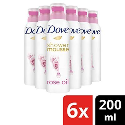 Dove Shower mousse rose oil 200 Milliliter