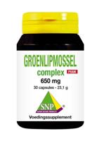 SNP Groenlipmossel complex puur 30 Vegetarische capsules - thumbnail