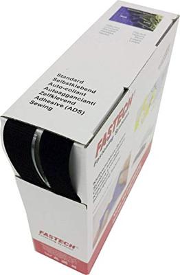 FASTECH® B20-MIX999910 Klittenband Om op te naaien Haakdeel, Lusdeel (l x b) 10 m x 20 mm Zwart 10 m