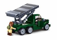 Sluban Army WWII raketwerper bouwstenen set - wit (M38-B0975) - thumbnail