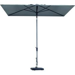 Parasol Mikros Luxe Rechthoek 200x300cm - Lichtgrijs
