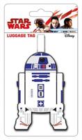 Disney bagagelabel Star Wars R2 D2 9 x 7 cm PVC wit/blauw - thumbnail