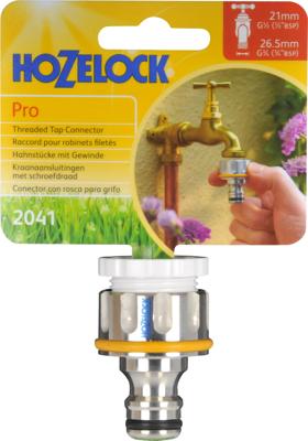 Hozelock Buitenkraanaansluiting 3/4" en 1/2"