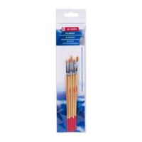 Talens Art Creation aquarelpenselen polyester assorti, set van 5 penselen - thumbnail