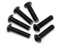 Button head screw m6x25mm (hex socket/6pcs) - thumbnail