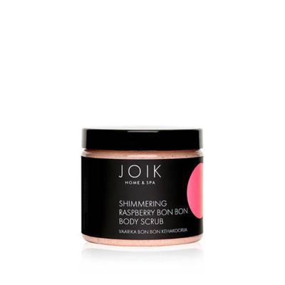 Joik Organics Bodyscrub shimmering raspberry bon bon 210 Gram