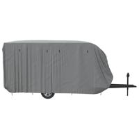 VidaXL Caravanhoes 550x250x220 cm vliesvlies grijs - thumbnail