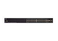 CISCO SG350X-24MP 24-poorts Gigabit POE Stackable Switch - thumbnail
