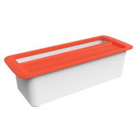 Rotho Pasta Cooker 1.8L 29.7x11.3x8.3 cm Papaya Rood/Wit - thumbnail