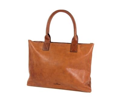 Discover ruime dames handtas schoudertas bruin