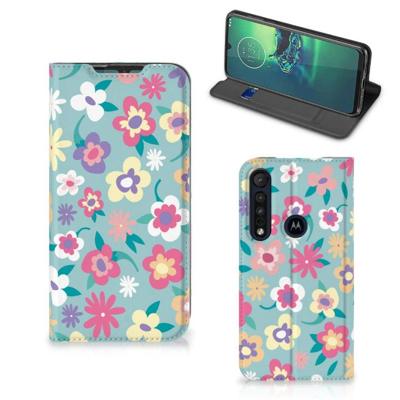 Motorola G8 Plus Smart Cover Flower Power Motorola G8 Plus Smart Cover Flower Power