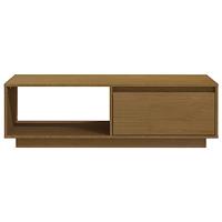Salontafel 110x50x33,5 cm massief grenenhout honingbruin - thumbnail