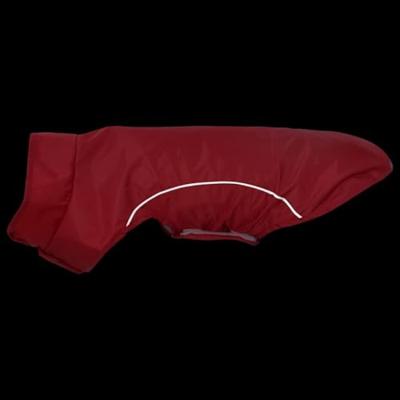 Hondenregenjas met reflecterende strips polyester rood XXS Hondenregenjas met reflecterende strips polyester rood XXS