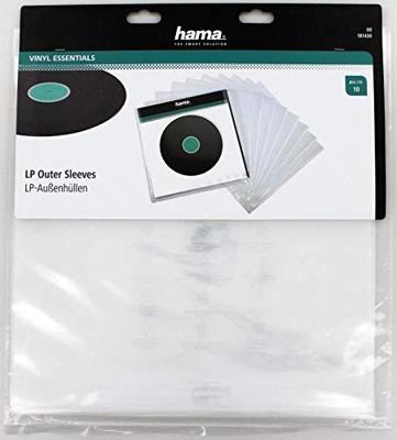 Hama LP-BUITENHOEZEN 10ST Audio accessoire Transparant