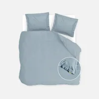 Walra dekbedovertrek forever cotton 240x220 cm zeeblauw - thumbnail