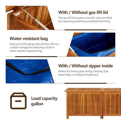 Tuinbox 150x50x58 cm massief acaciahout