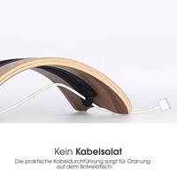 Terratec Holzzwei Binnen Passieve houder Zwart, Hout - thumbnail