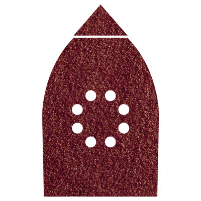 Wolfcraft Hechtschuurstrips | K180 | Geperforeerd | B&D Multi | 6 stuks - 1794000