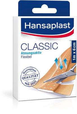 Hansaplast 1009227 Pleister Classic standaard 1 m x 6 cm