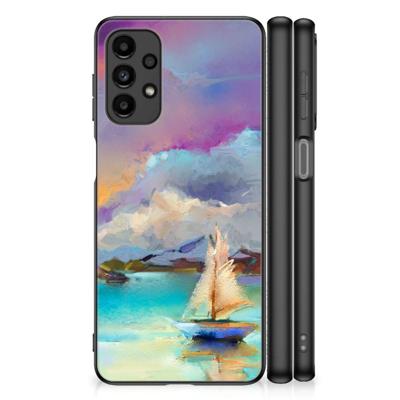 Kleurrijke Telefoonhoesje Samsung Galaxy A13 4G Boat Kleurrijke Telefoonhoesje Samsung Galaxy A13 4G Boat