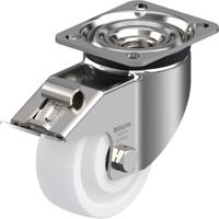 Blickle LKX-SPO 100XK-1-FI Zwenkwiel met rem Wieldiameter: 100 mm Draagvermogen (max.): 350 kg 1 stuk(s) - thumbnail