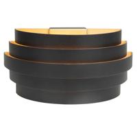 Highlight Design wandlampScudo zwart met goud 25cm - W3641.01 - thumbnail