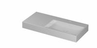 Wastafel INK United 1000x450x110 mm Glans wit 0206431 - thumbnail