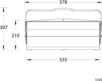 Gedore 6610580 1335 L Gereedschapskist (leeg) Blauw - thumbnail