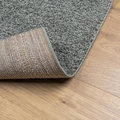 VidaXL Vloerkleed pamplona shaggy hoogpolig modern 140x200 cm groen - thumbnail