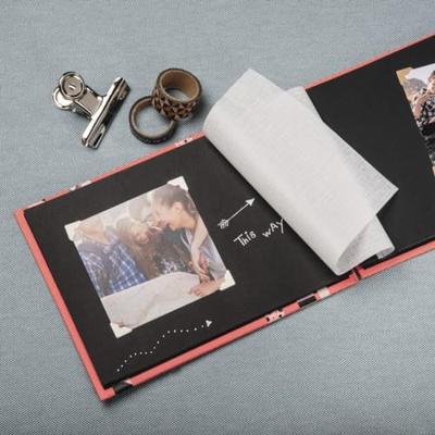 Fotoalbum met ringband Fine Art, paars, 24x17/50 - thumbnail