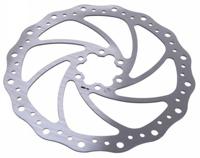 Remschijf Elvedes SX20 RVS Ø203mm met 6 remschijfboutjes - thumbnail