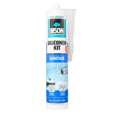 Bison Siliconenkit Sanitair Transparant Crt 300Ml*12 Nl - 1491320 - 1491320