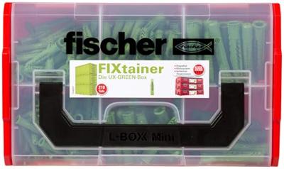 Fischer 532894 FIXtainer - De UX-green-box 210 onderdelen Fischer 532894 FIXtainer - De UX-green-box 210 onderdelen