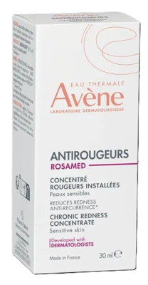 Avène Rosamed Antirougeurs Concentraat bij aanhoudende roodheid, Anti-roodheid gevoelige & reactieve huid 30ml