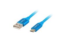 Kabel Micro USB Lanberg CA-USBM-20CU-0018-BL 1,8 m - thumbnail
