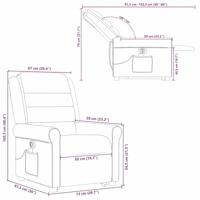 Sta-op-massagestoel elektrisch verstelbaar stof taupe - thumbnail