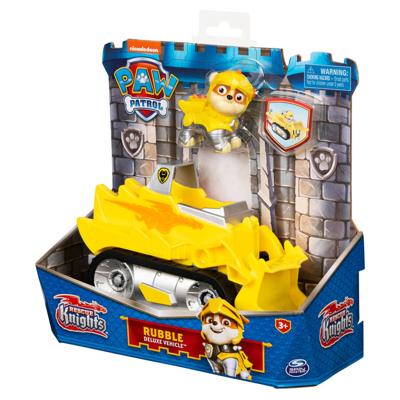 Paw Patrol Rescue Knights Rubble Deluxe Vehicle