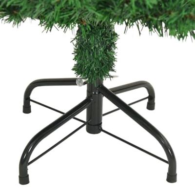 VidaXL Kunstkerstboom groen 150 cm pvc en staal en kunststof