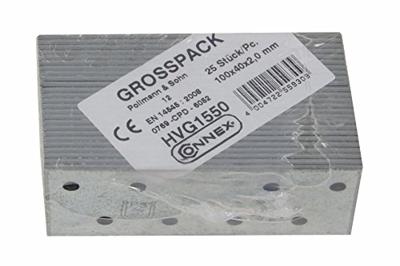 Connex Verbindingplaat 95X40X2 25St Vz - HVG1550