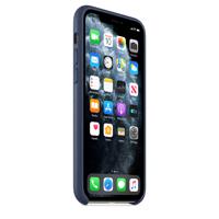 Apple leather case iPhone 11 Pro Midnight Blue - thumbnail