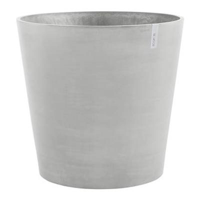 Ecopots Amsterdam op wielen kunststof bloempot Wit/Grijs - Ø 56,7 cm Ecopots Amsterdam op wielen kunststof bloempot Wit/Grijs - Ø 56,7 cm