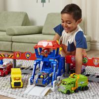 Paw Patrol Big Truck Pups Highway Rescue Hoofdkwartier + Licht en Geluid - thumbnail