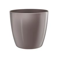 Elho brussels diamond bloempot rond 25 cm oyster pearl - thumbnail