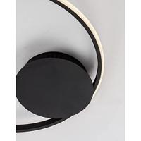 Lyora Ronde plafondlampFuline zwart Ø 50cm - 9348073 - thumbnail